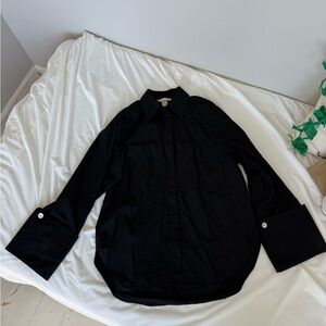 H&M Men's Black Shirt Jacket